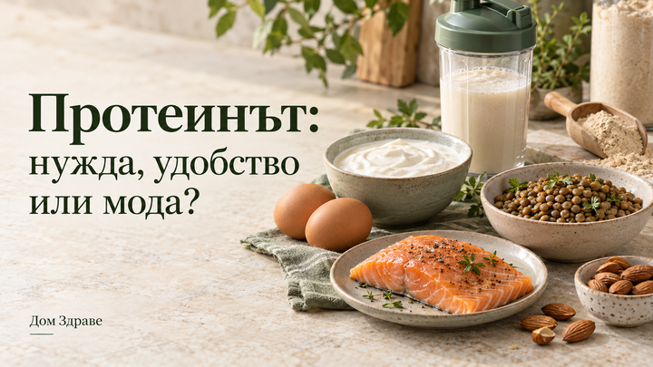 Протеинът: нужда, удобство или мода?