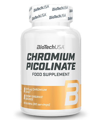 BioTechUSA Chromium Picolinate – хром 200 µg, 60 таблетки
