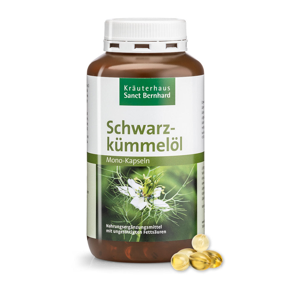 Sanct Bernhard Черен кимион Mono 500 mg, 400 капсули