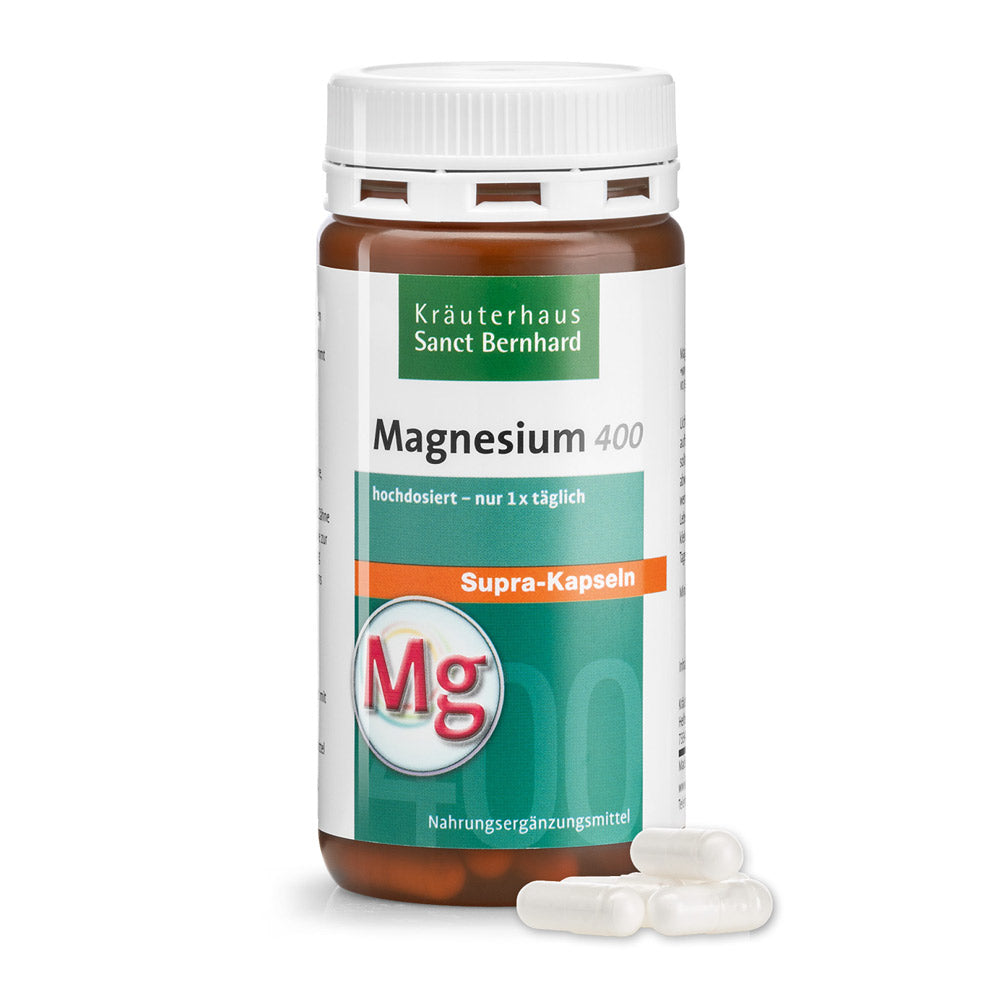 Sanct Bernhard Magnesium 400 Supra – магнезий 400 mg, 120 капсули