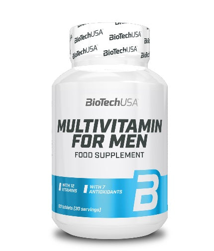 BioTechUSA Multivitamin for Men – витамини и минерали, 60 таблетки