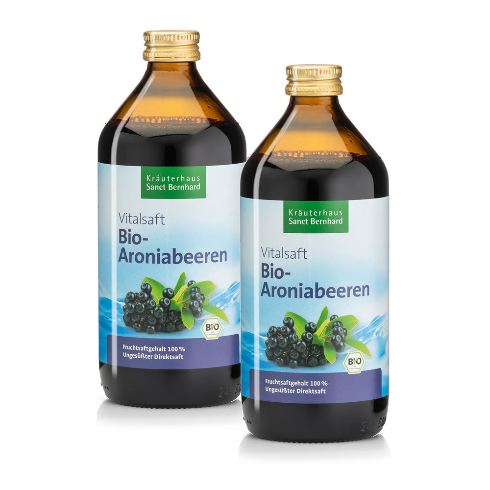 Sanct Bernhard Био сок от арония, 2 × 500 ml