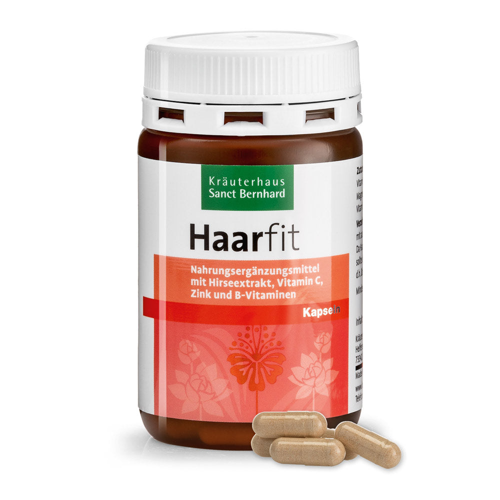 Sanct Bernhard Haarfit – просо, биотин и цинк за коса, 120 капсули