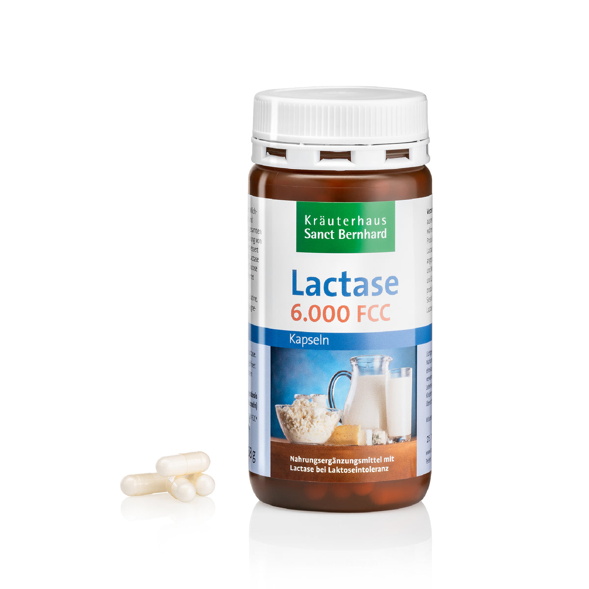 Sanct Bernhard Lactase 6000 FCC – лактаза, 150 капсули