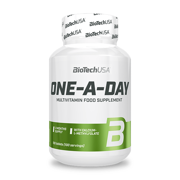 BioTechUSA One-A-Day – мултивитамини и минерали, 100 таблетки