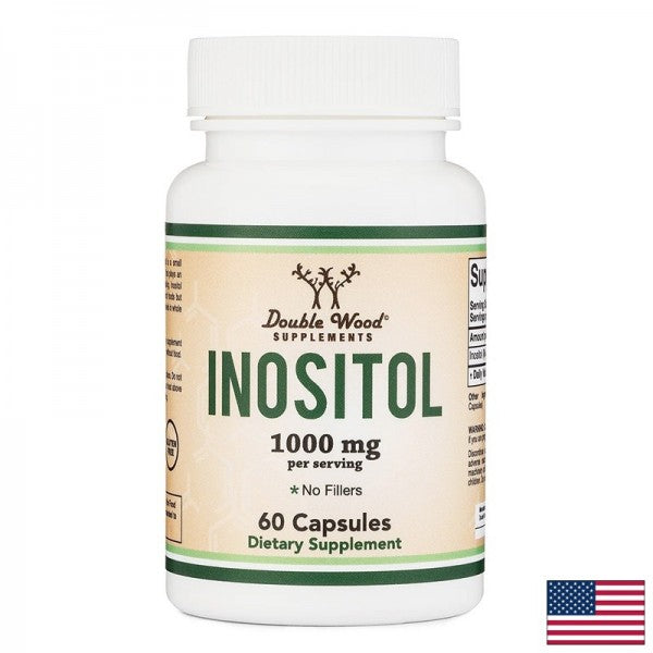 Double Wood Myo-Inositol – мио-инозитол 1000 mg, 60 капсули