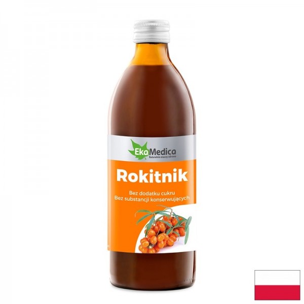 EkaMedica Сок от морски зърнастец + каму-каму – 500 ml