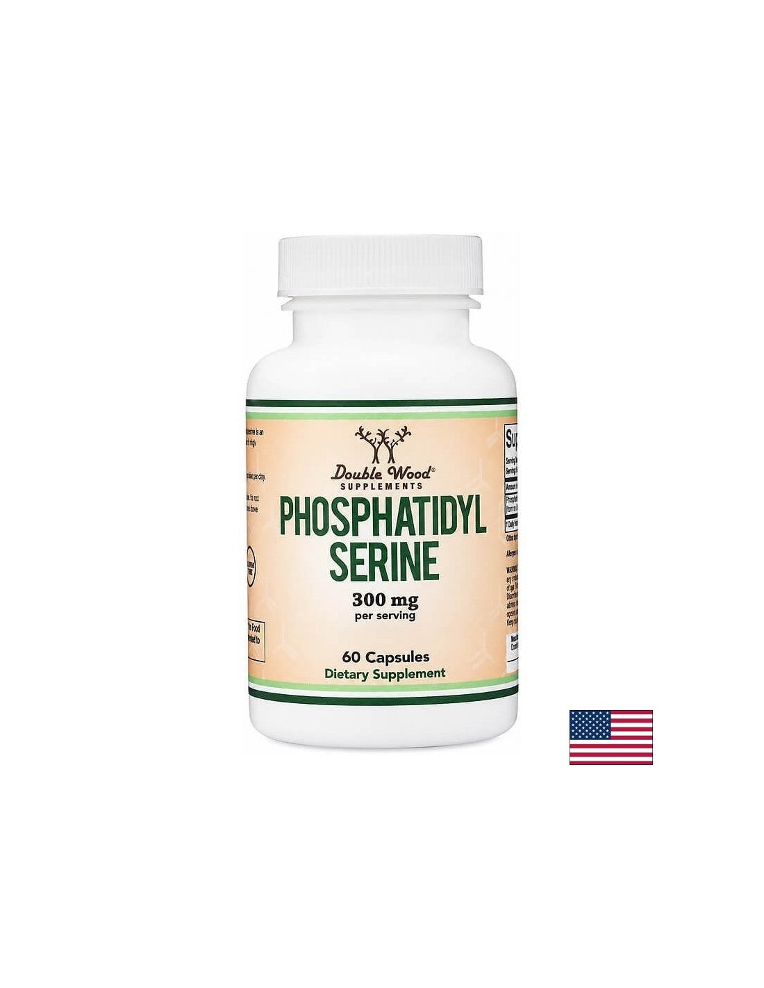 Double Wood Phosphatidylserine – фосфатидилсерин 150 mg, 60 капсули