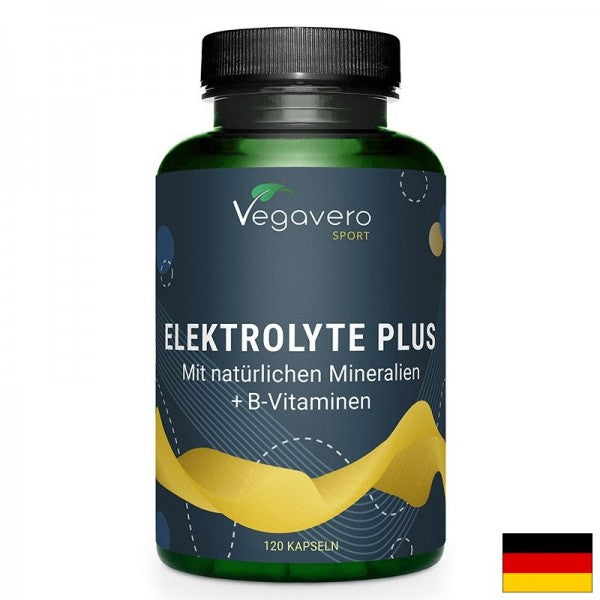 Vegavero Electrolyte Plus – електролити и минерали, 120 капсули