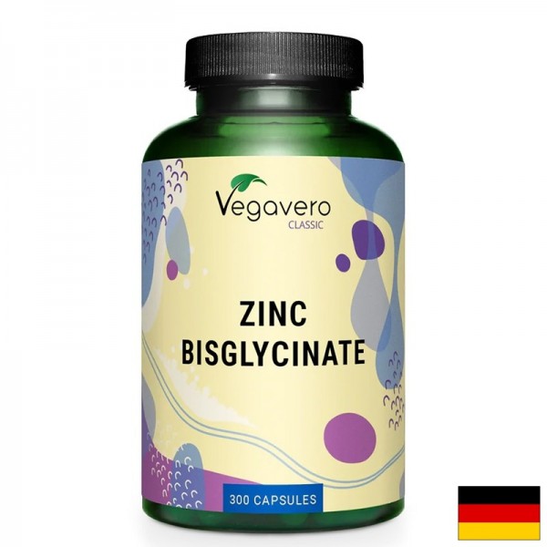 Vegavero Zinc Bisglycinate – цинк 12,5 mg, 300 капсули