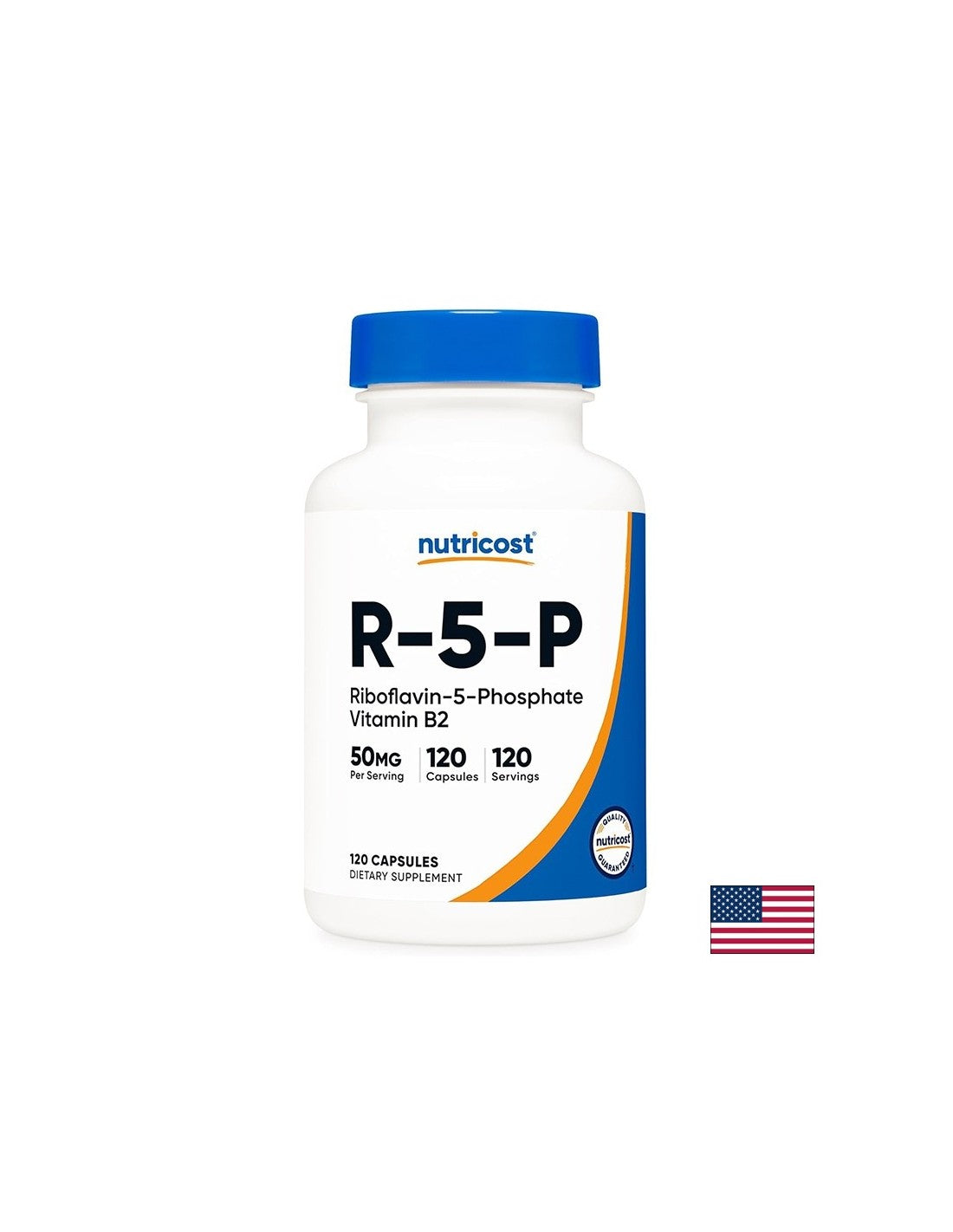 Nutricost Vitamin B2 – рибофлавин-5-фосфат 50 mg, 120 капсули